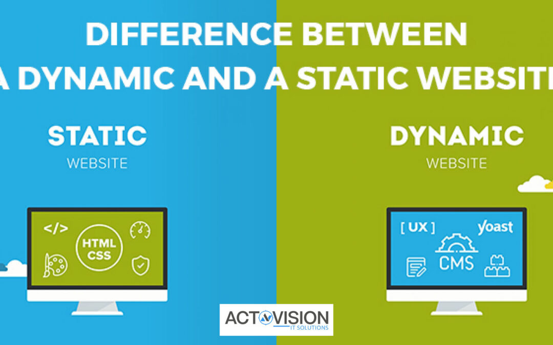 Difference between a dynamic and a static website